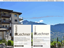 Tablet Screenshot of hotel-lechner.com